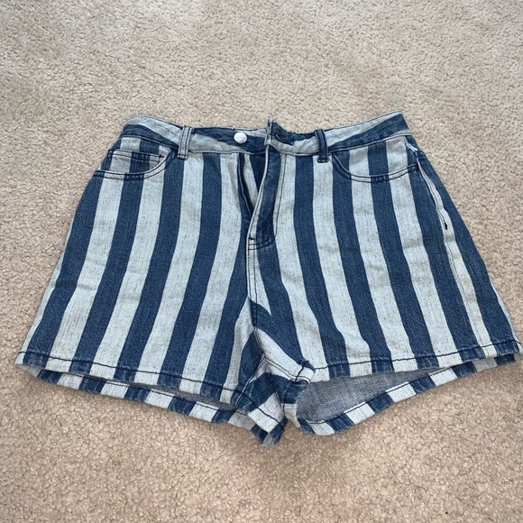 kate spade Pants - Kate spade Striped Blue Denim Women's Shorts